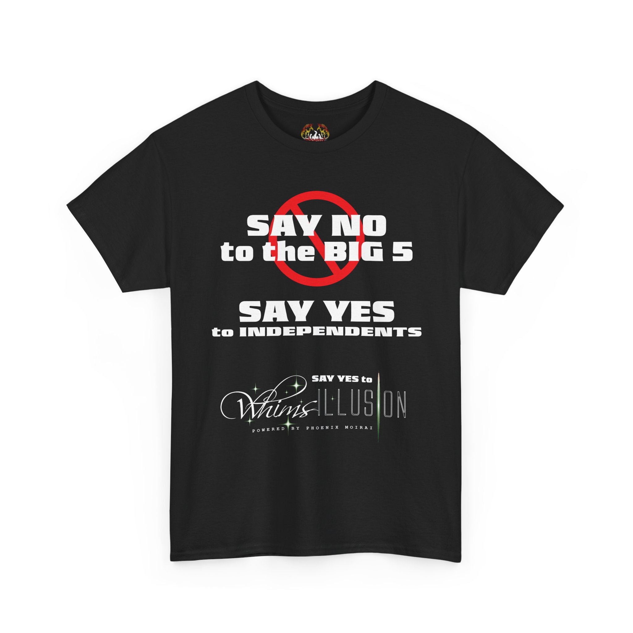 Say No Say Yes Whimsillusion Unisex Heavy Cotton Tee