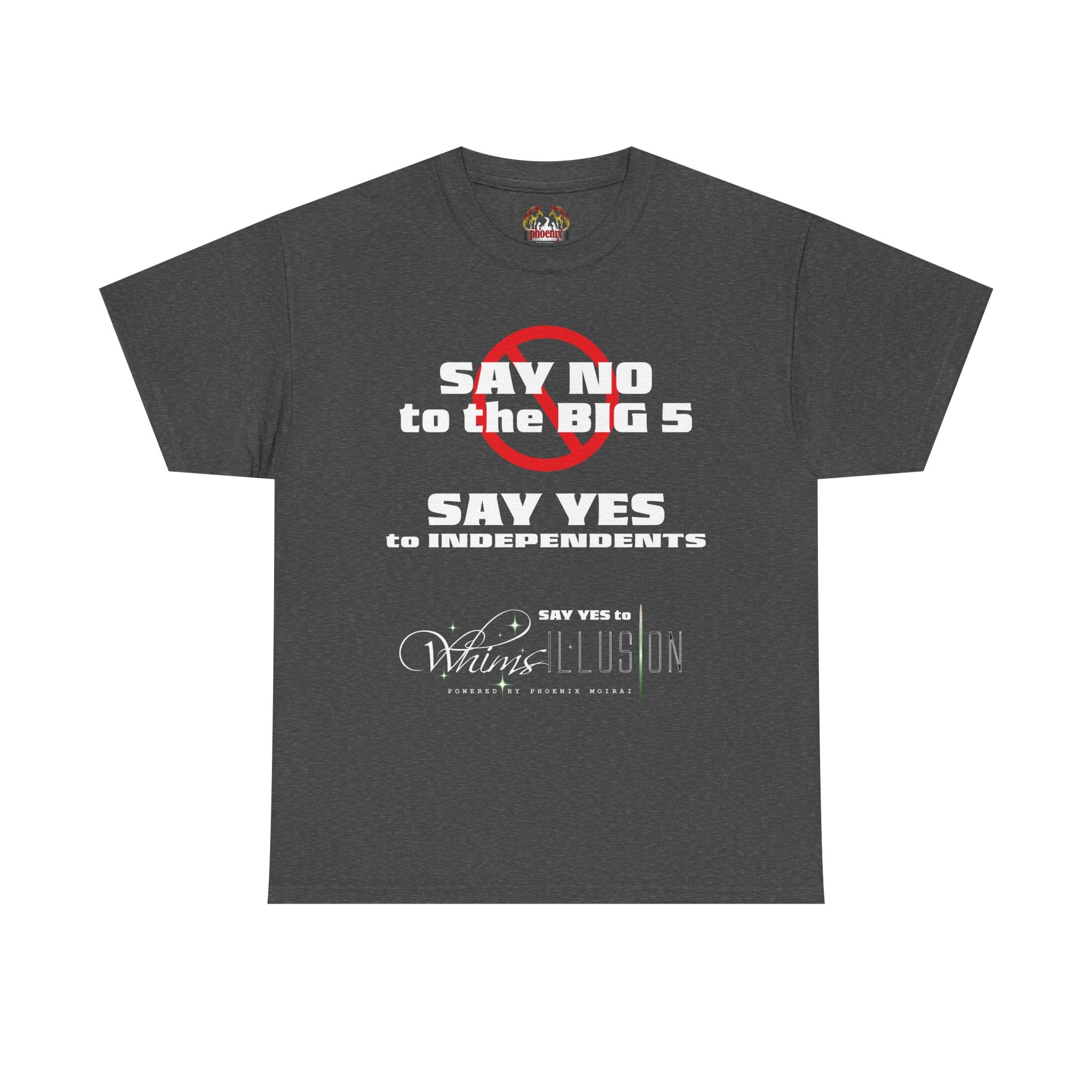 Say No Say Yes Whimsillusion Unisex Heavy Cotton Tee