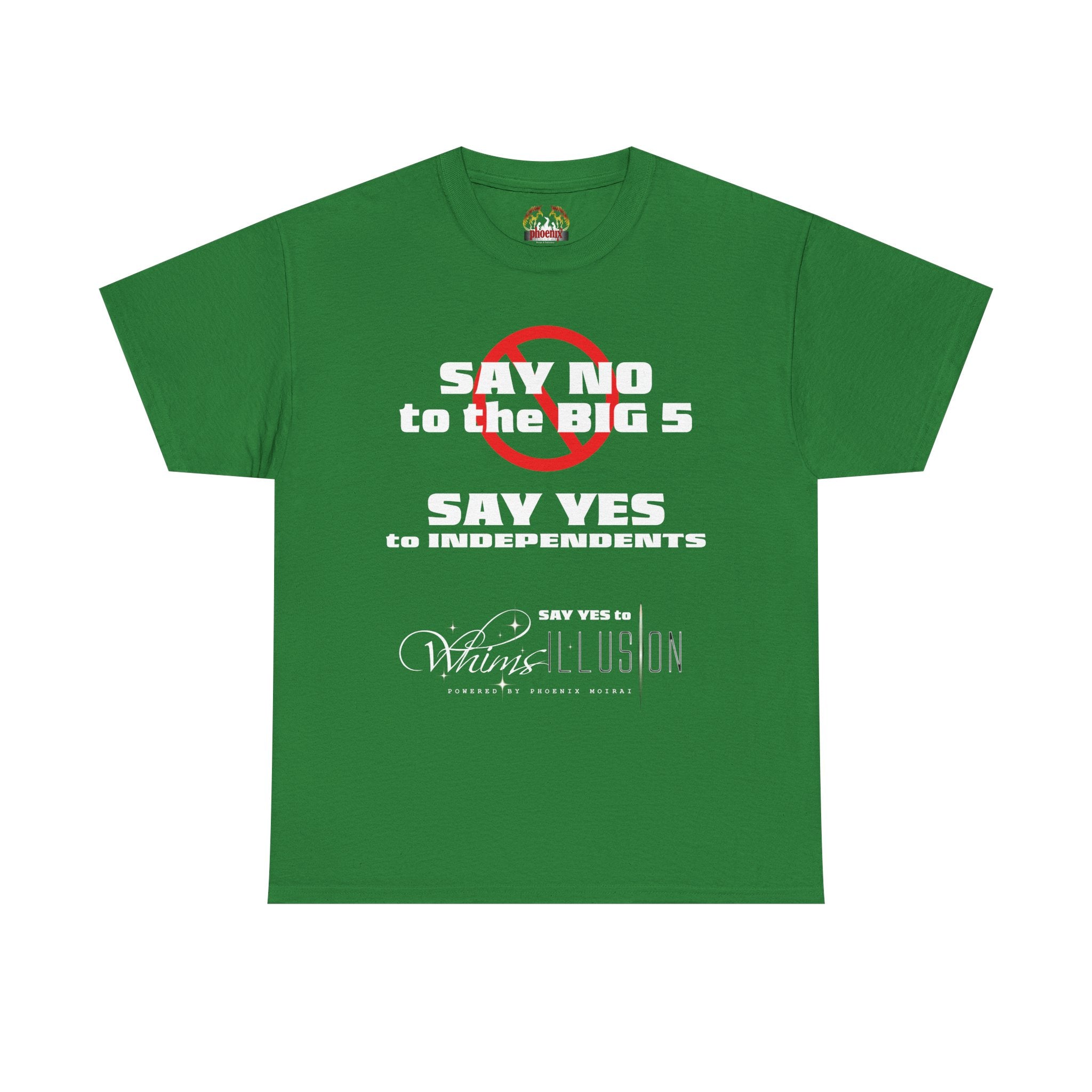 Say No Say Yes Whimsillusion Unisex Heavy Cotton Tee