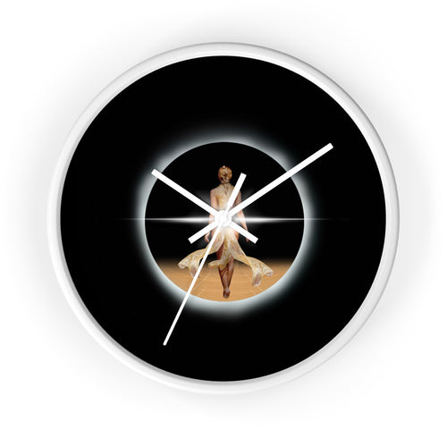 In the Light of the Eclipse Wall clock