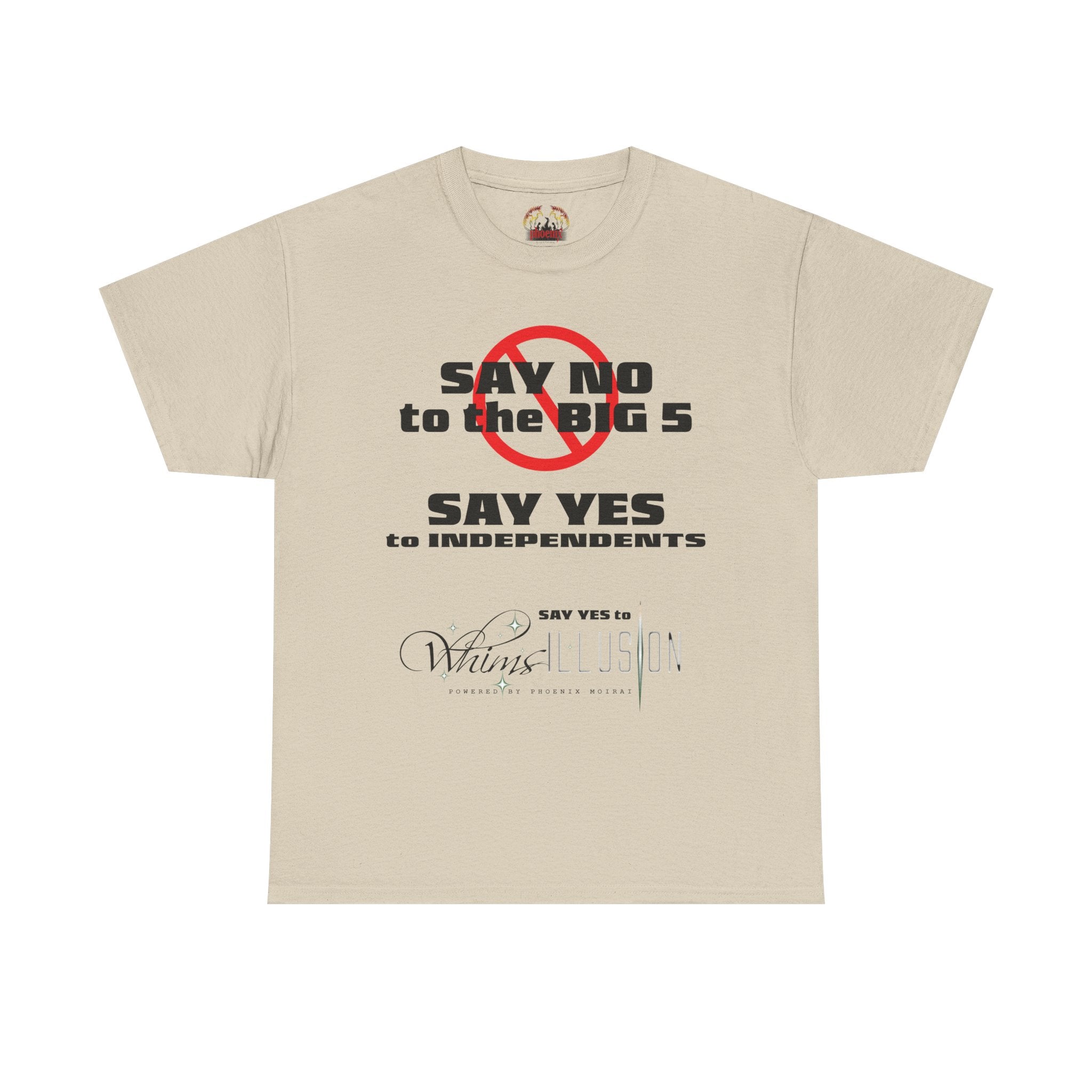 Say No Say Yes Whimsillusion Unisex Heavy Cotton Tee