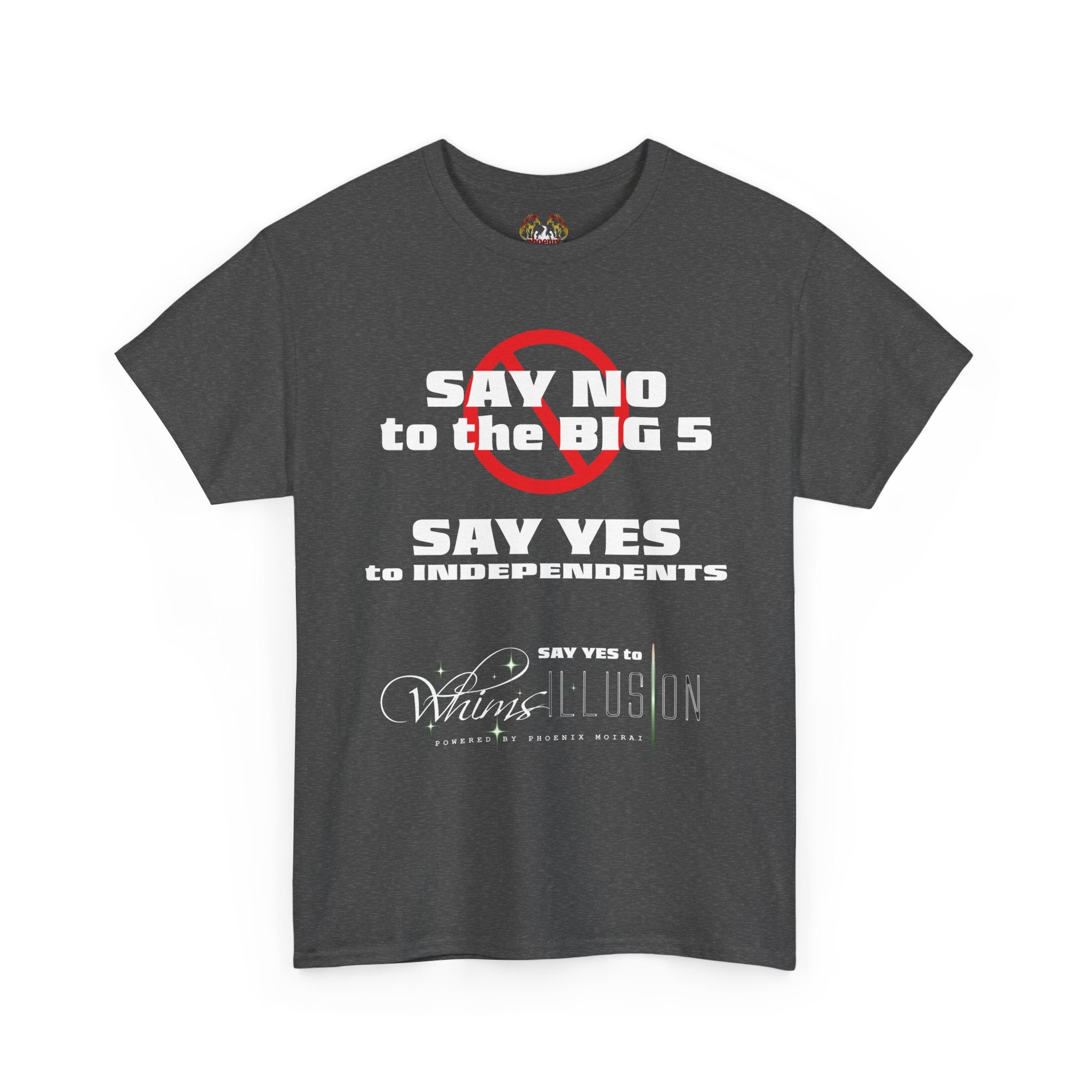 Say No Say Yes Whimsillusion Unisex Heavy Cotton Tee
