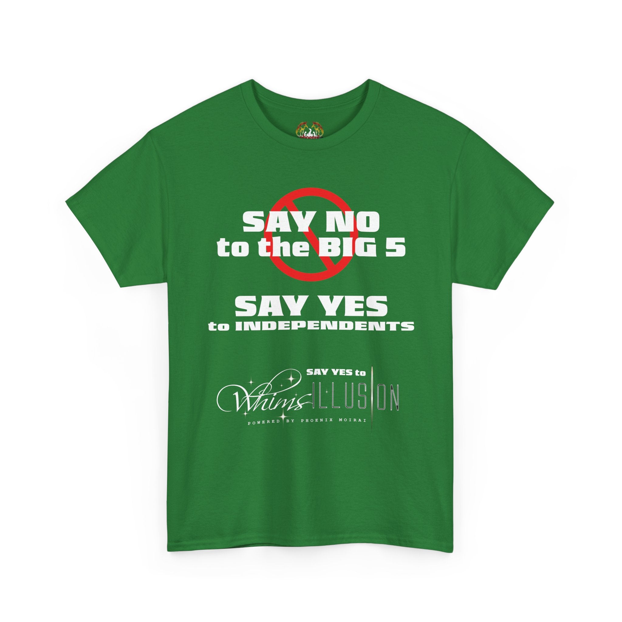 Say No Say Yes Whimsillusion Unisex Heavy Cotton Tee