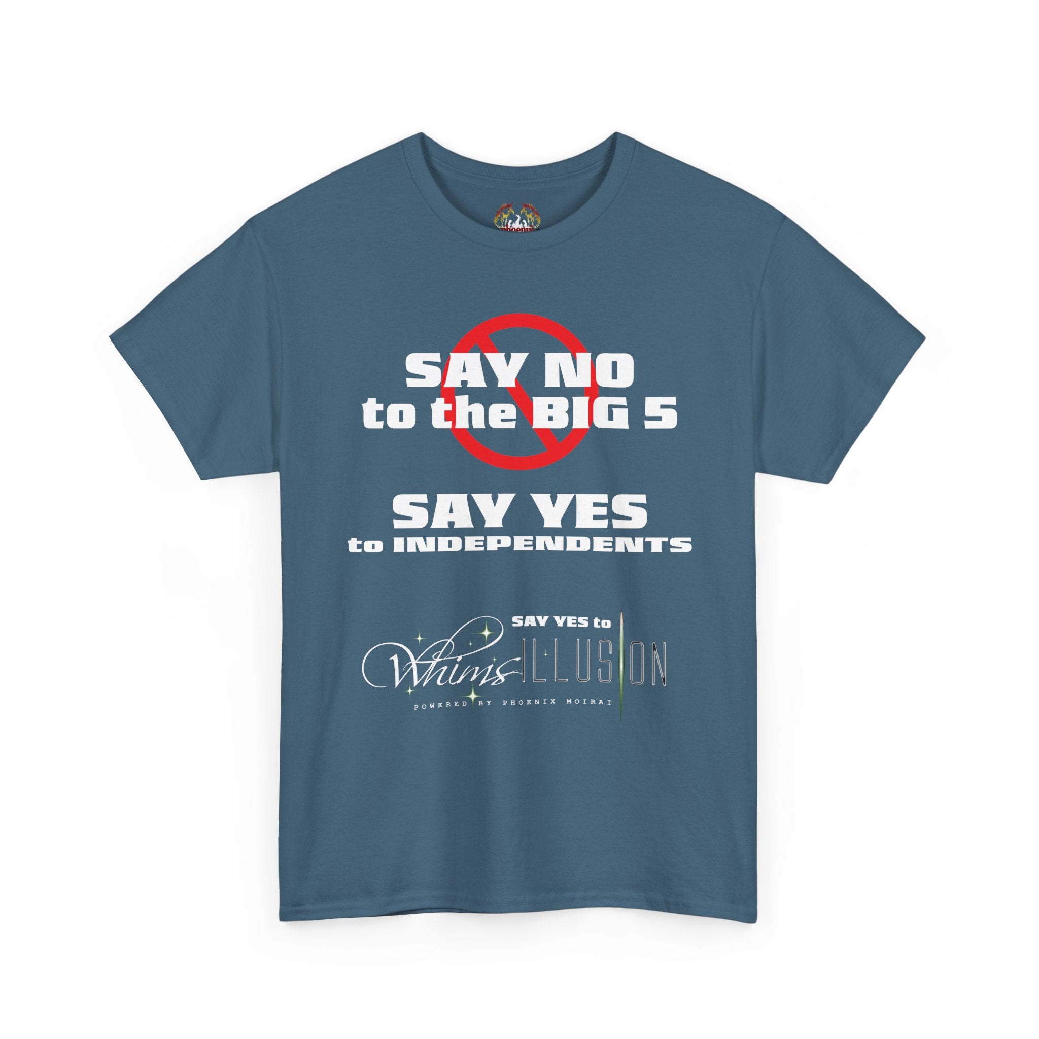 Say No Say Yes Whimsillusion Unisex Heavy Cotton Tee