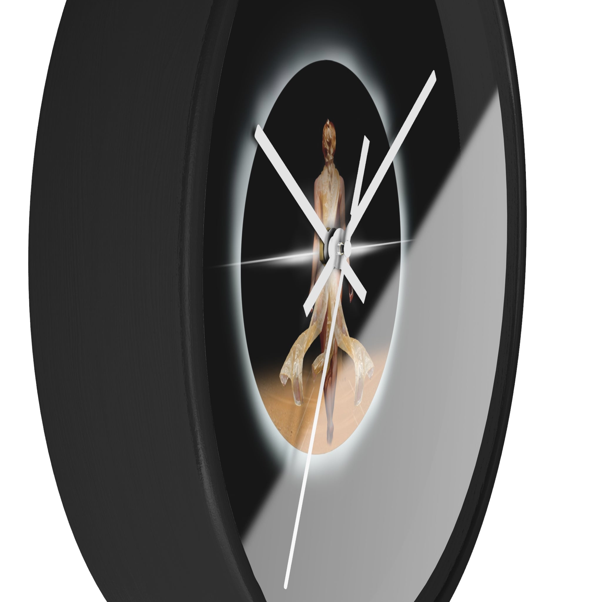 In the Light of the Eclipse Wall clock