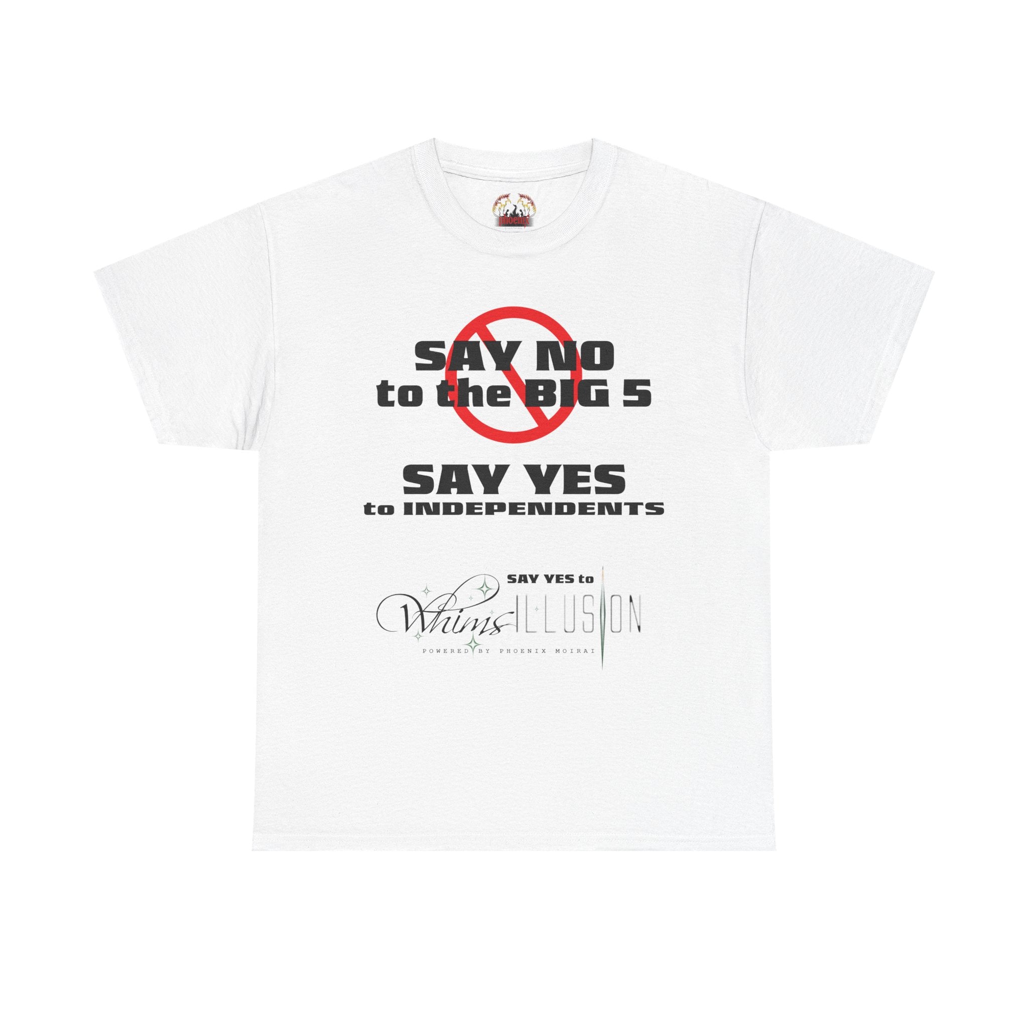 Say No Say Yes Whimsillusion Unisex Heavy Cotton Tee