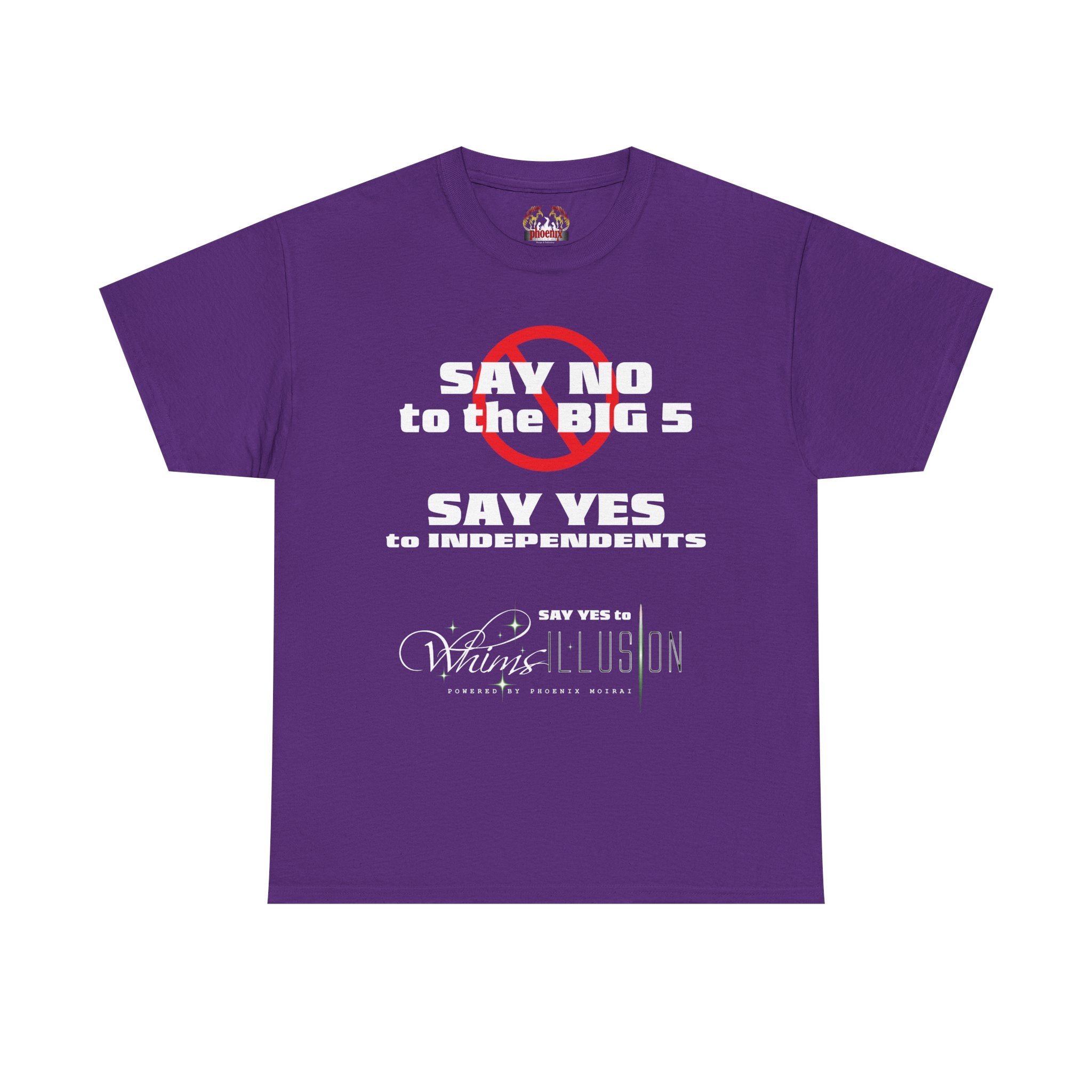 Say No Say Yes Whimsillusion Unisex Heavy Cotton Tee