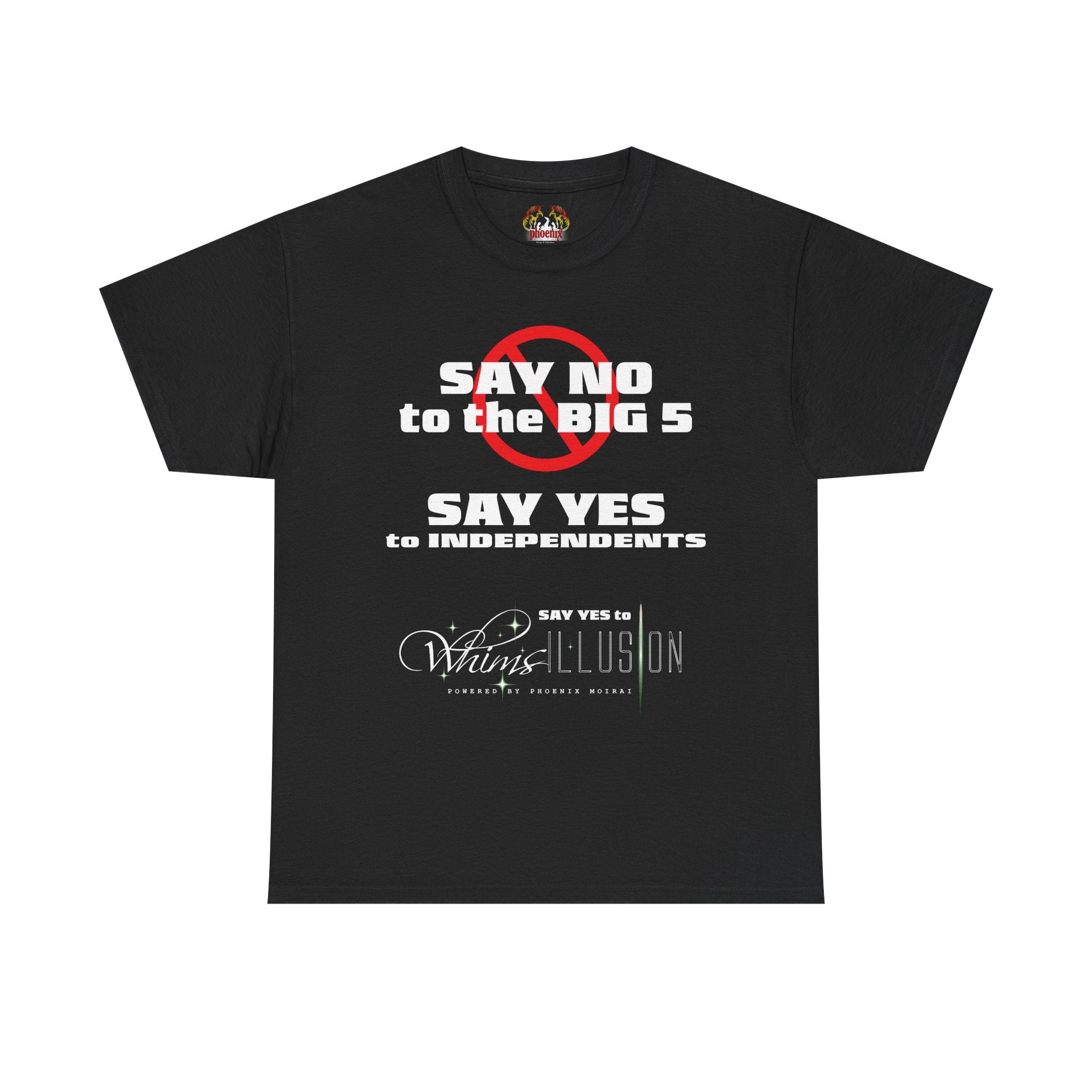 Say No Say Yes Whimsillusion Unisex Heavy Cotton Tee