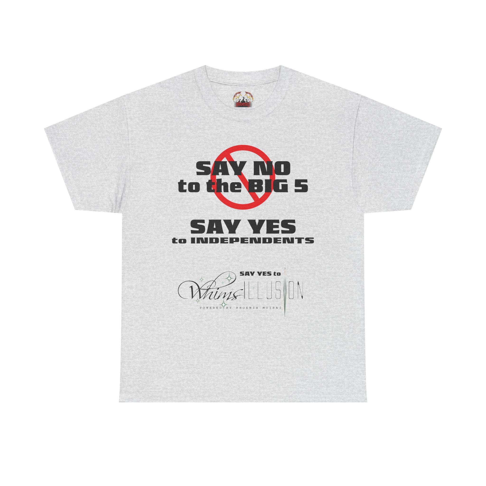 Say No Say Yes Whimsillusion Unisex Heavy Cotton Tee