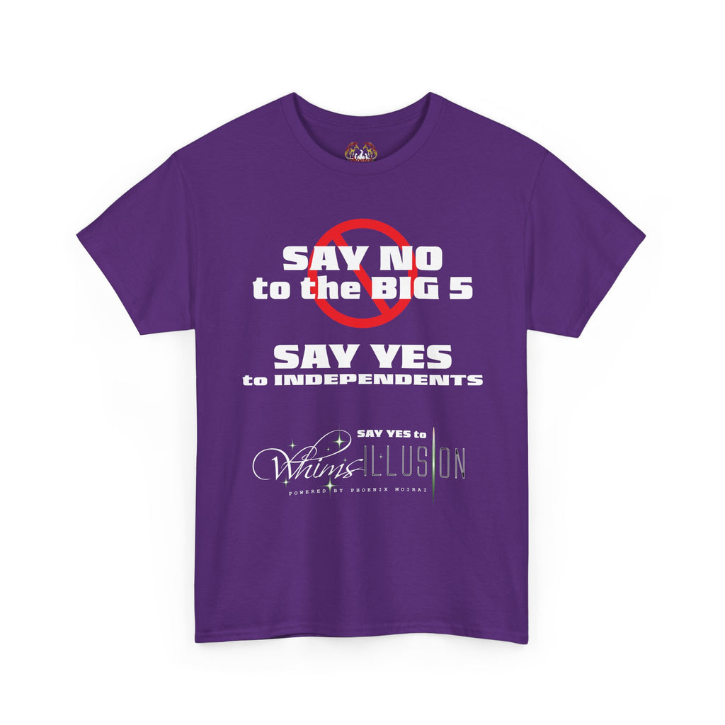 Say No Say Yes Whimsillusion Unisex Heavy Cotton Tee
