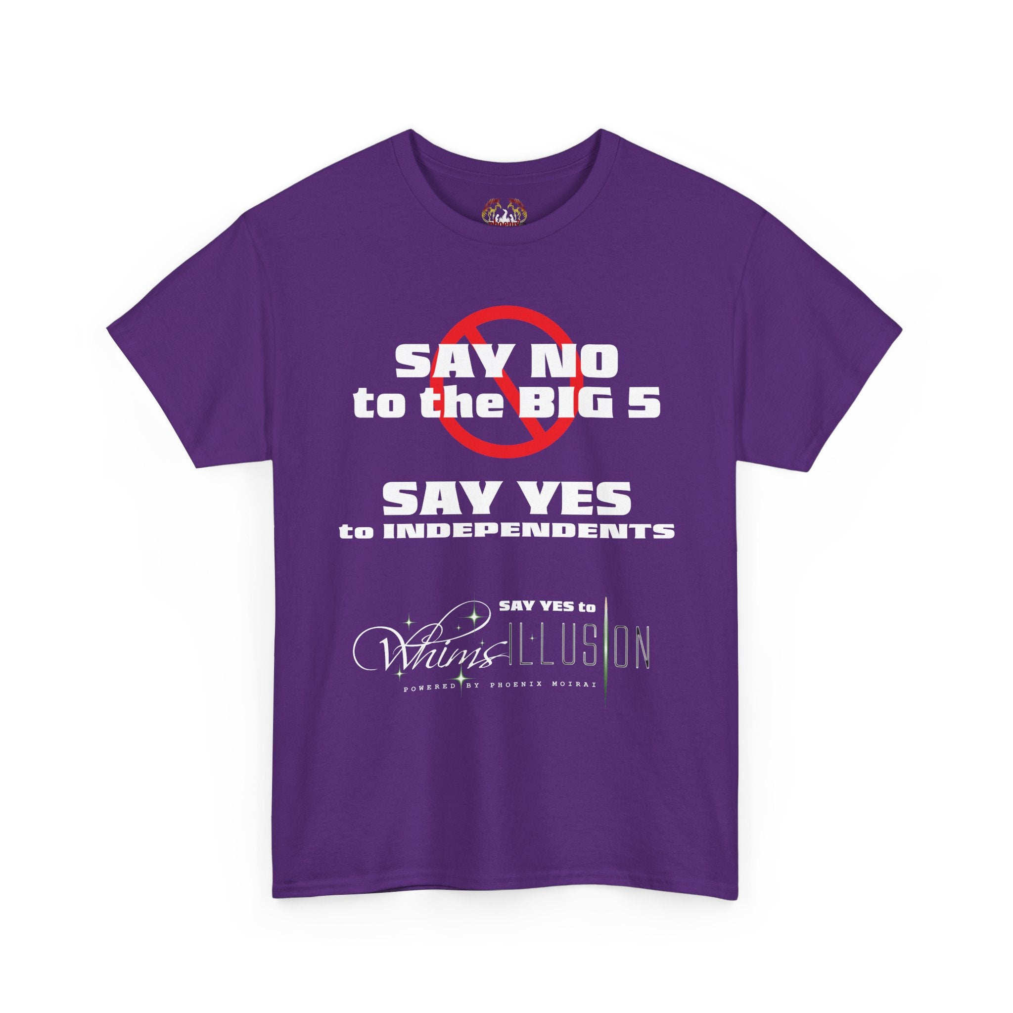 Say No Say Yes Whimsillusion Unisex Heavy Cotton Tee