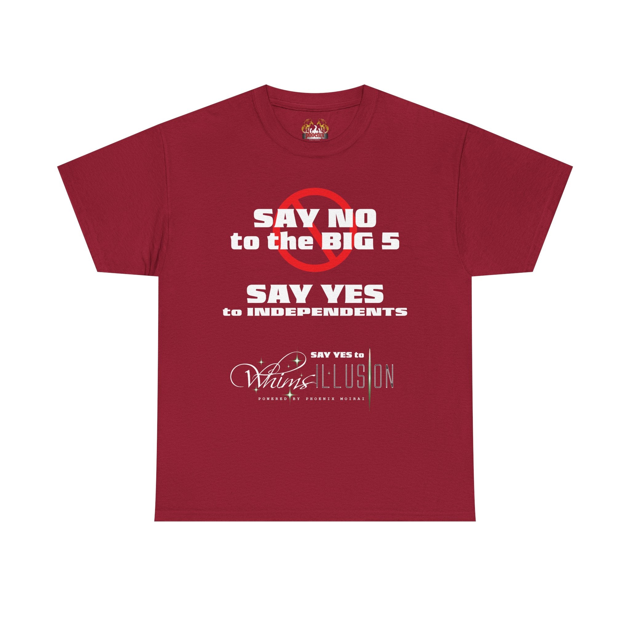 Say No Say Yes Whimsillusion Unisex Heavy Cotton Tee