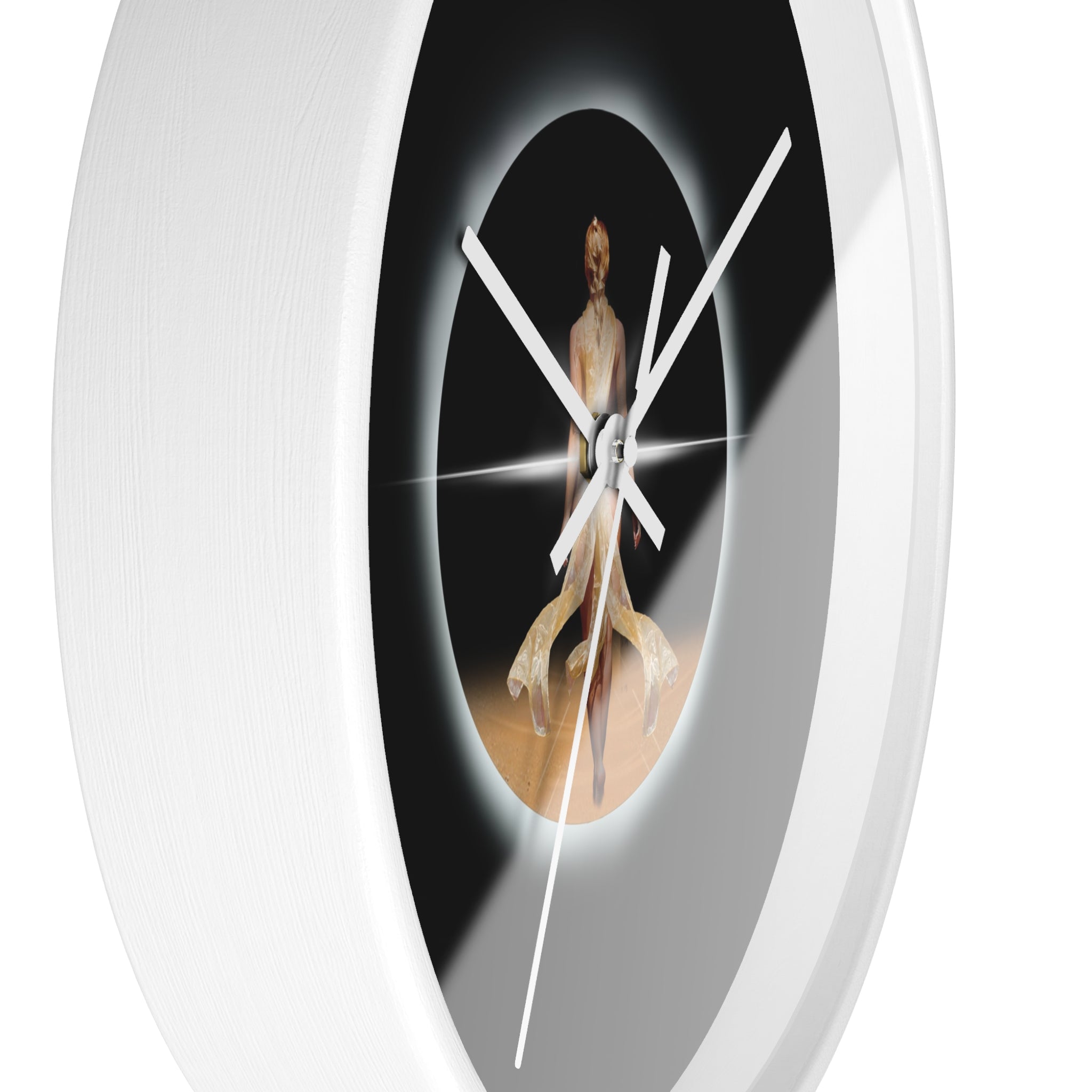 In the Light of the Eclipse Wall clock