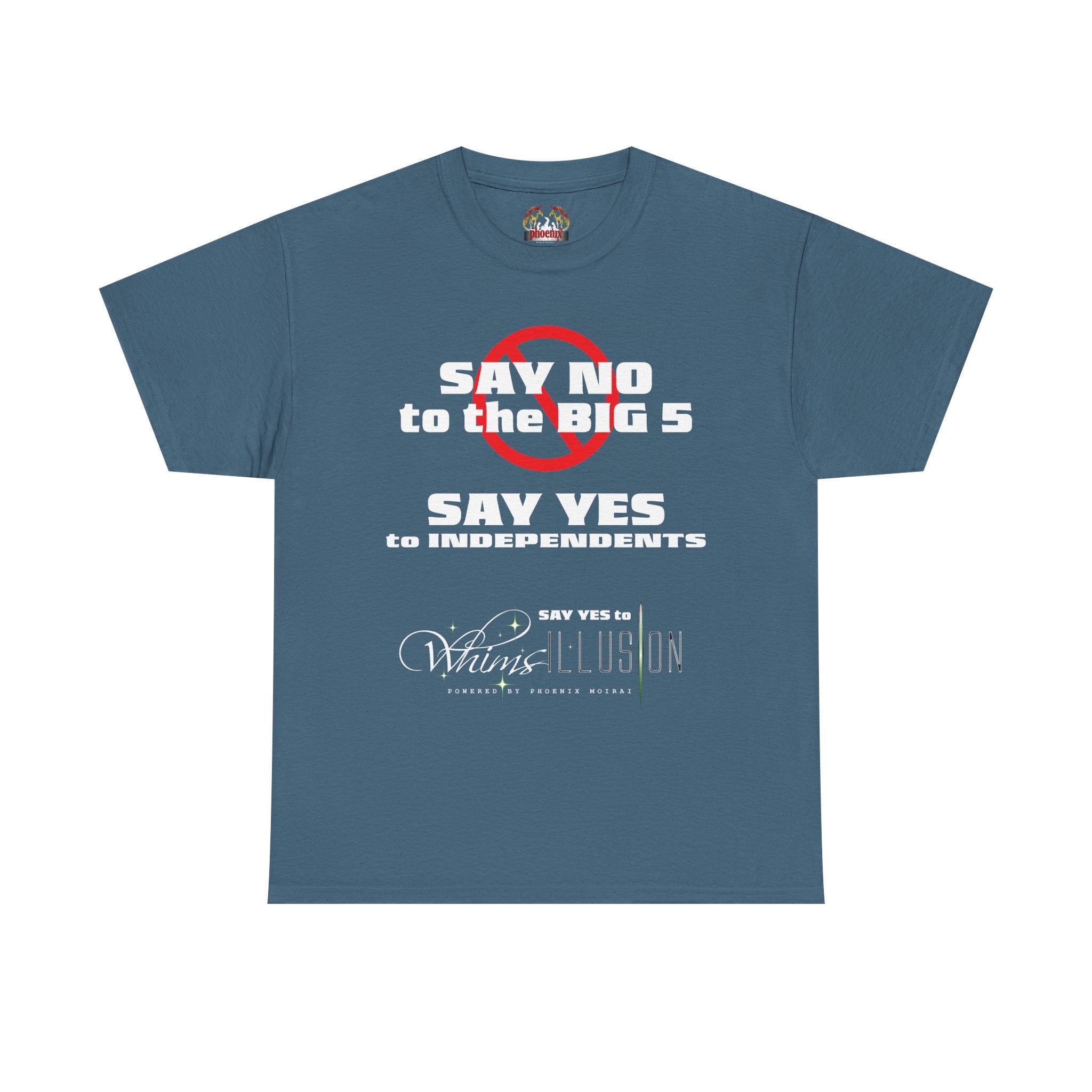 Say No Say Yes Whimsillusion Unisex Heavy Cotton Tee