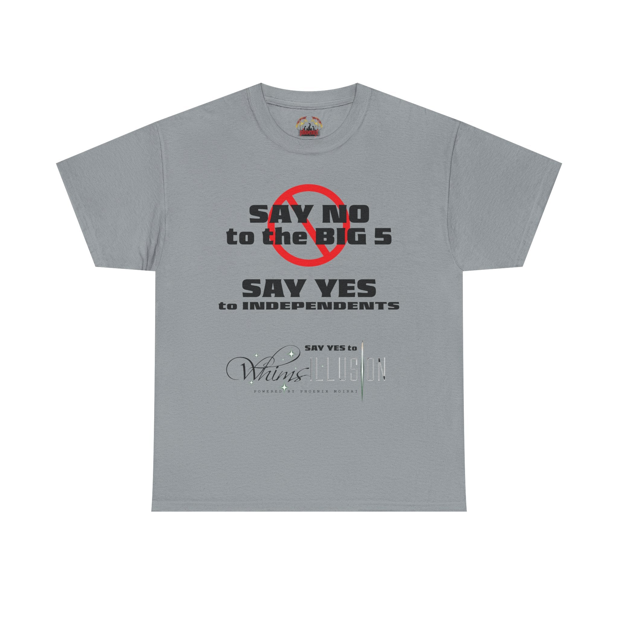 Say No Say Yes Whimsillusion Unisex Heavy Cotton Tee