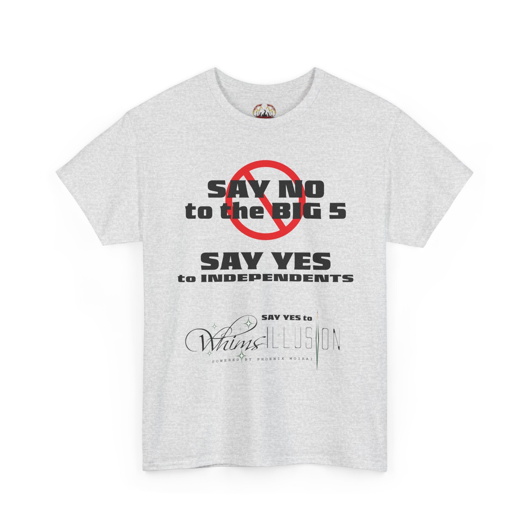 Say No Say Yes Whimsillusion Unisex Heavy Cotton Tee
